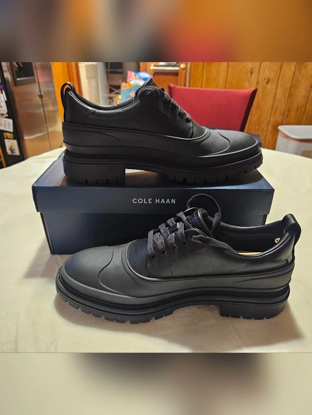 Cole Haan Black Men's Stratton Shroud Oxford